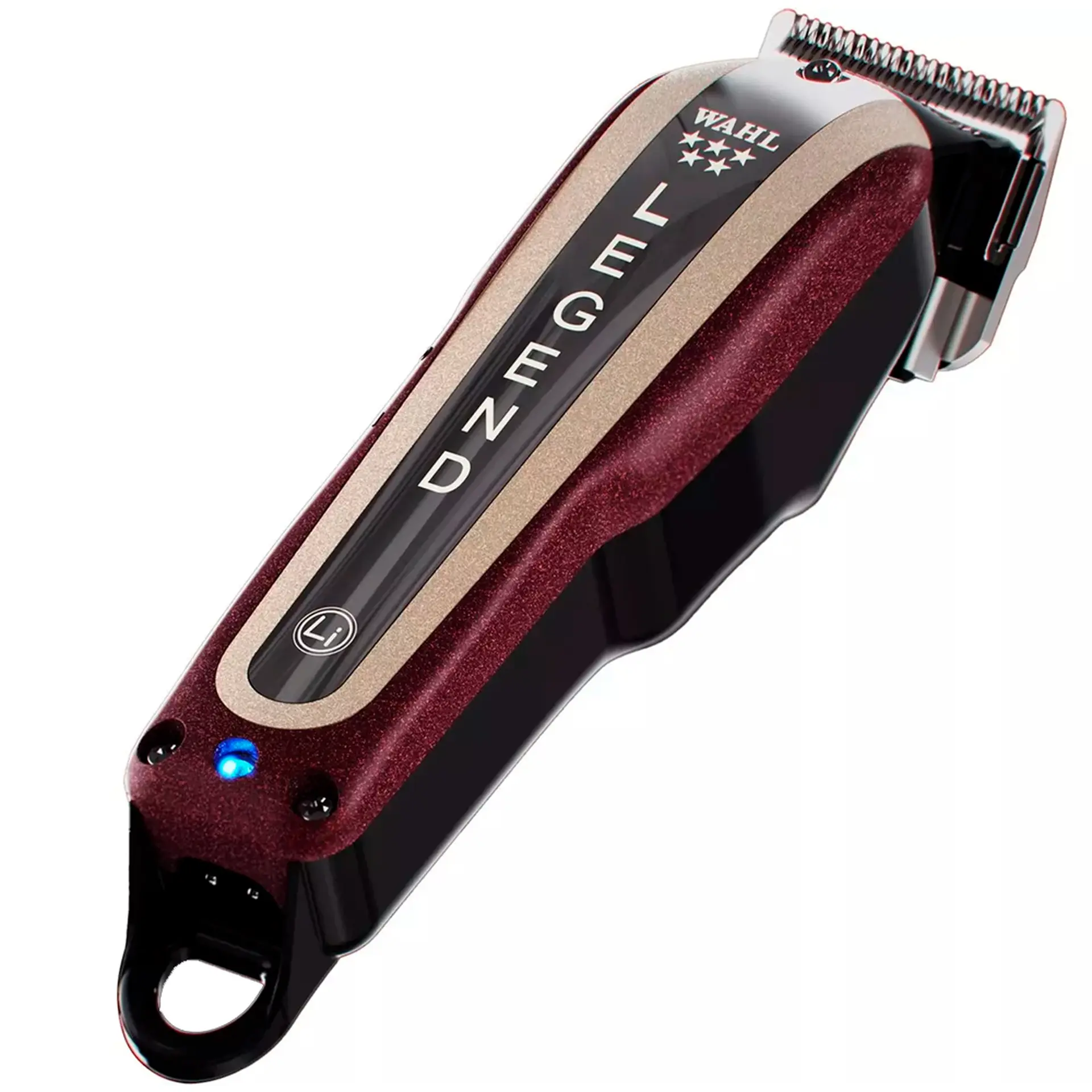 Máquina de Cortar Cabelo Wahl Legend Cordless com 8 Pentes - Vermelho - Bivolt