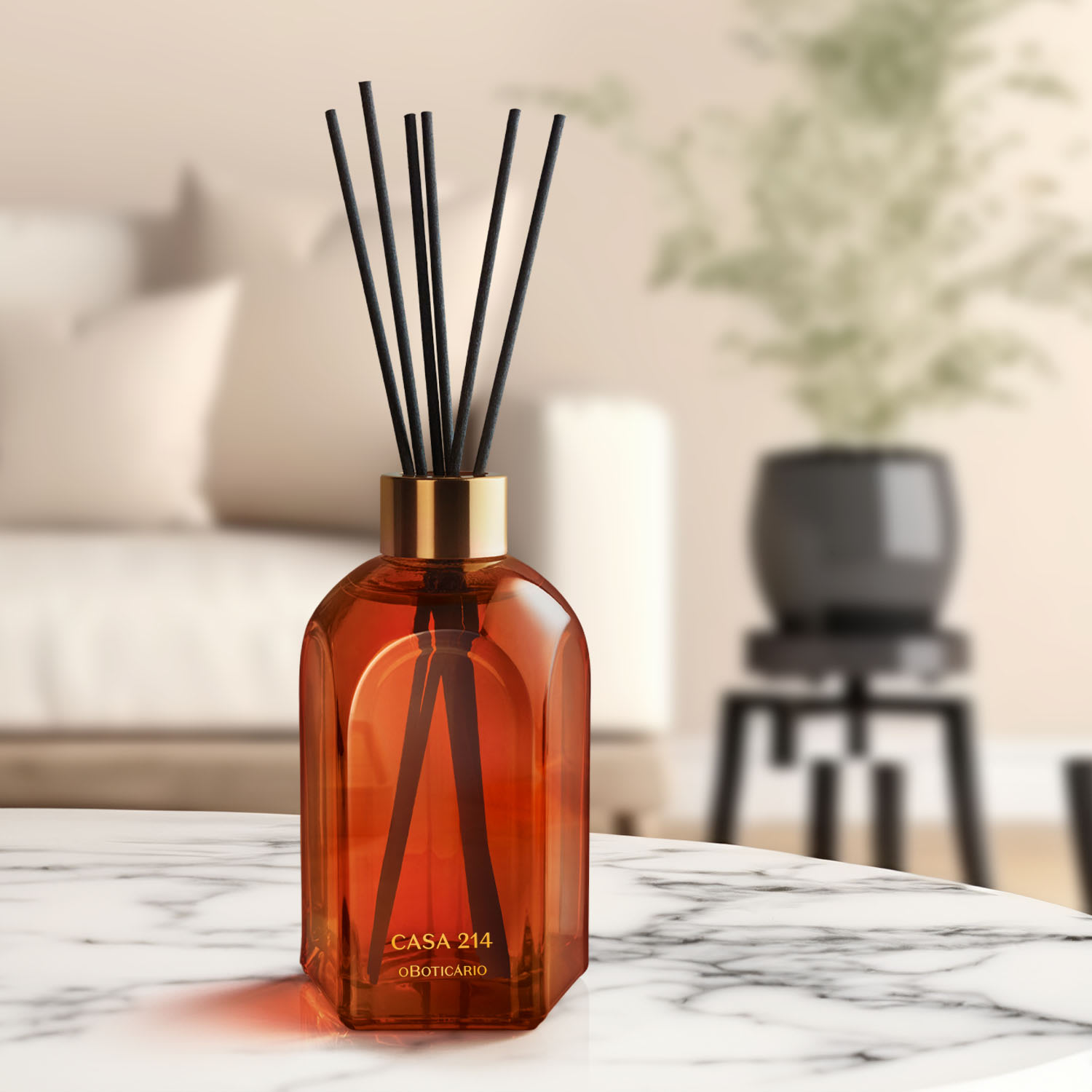 Difusor de Ambiente com Varetas Casa 214 Vanilla Sublime 250ml