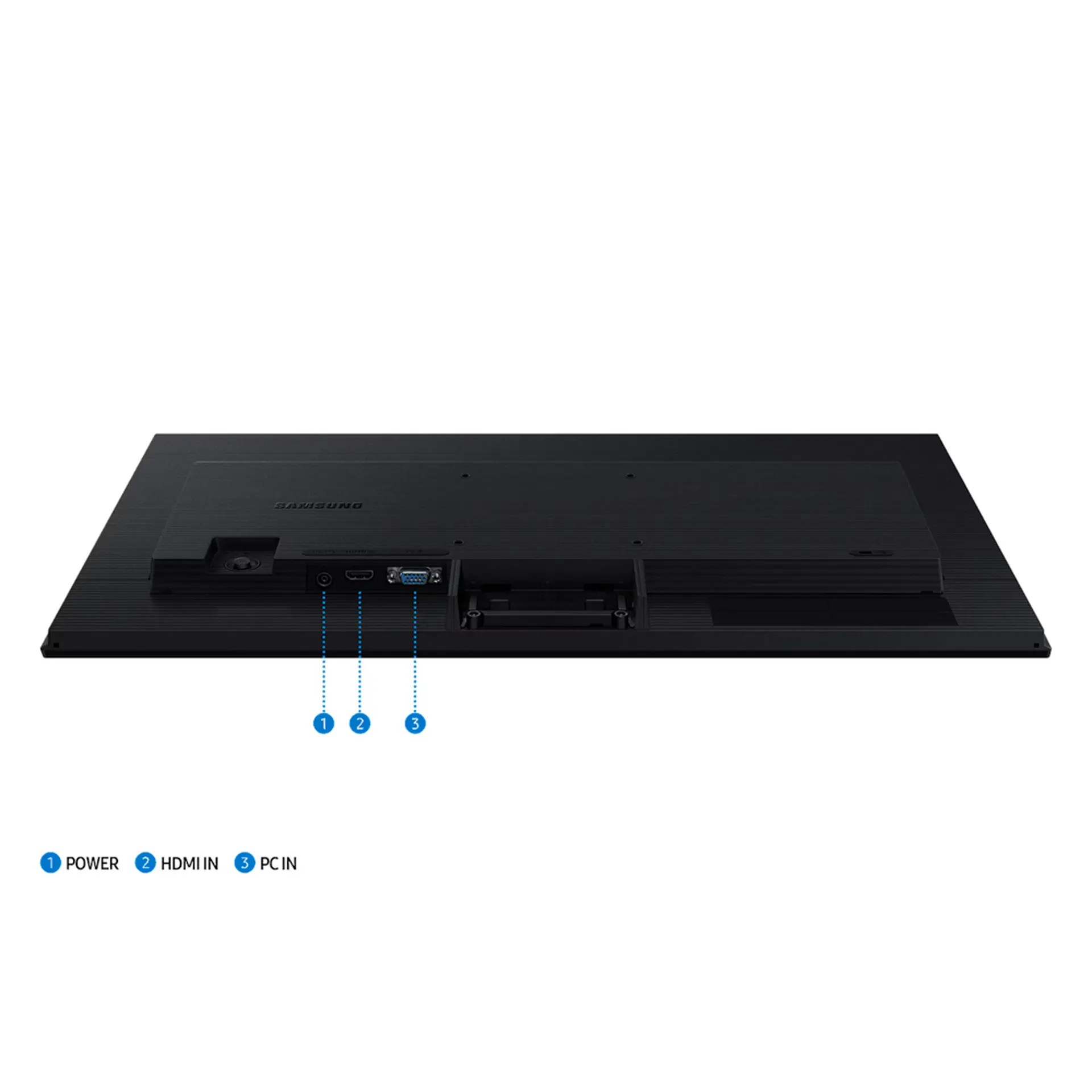 Monitor Gamer Samsung 24" Full HD 100Hz IPS HDMI LS24D300GALMZD - Preto - Bivolt