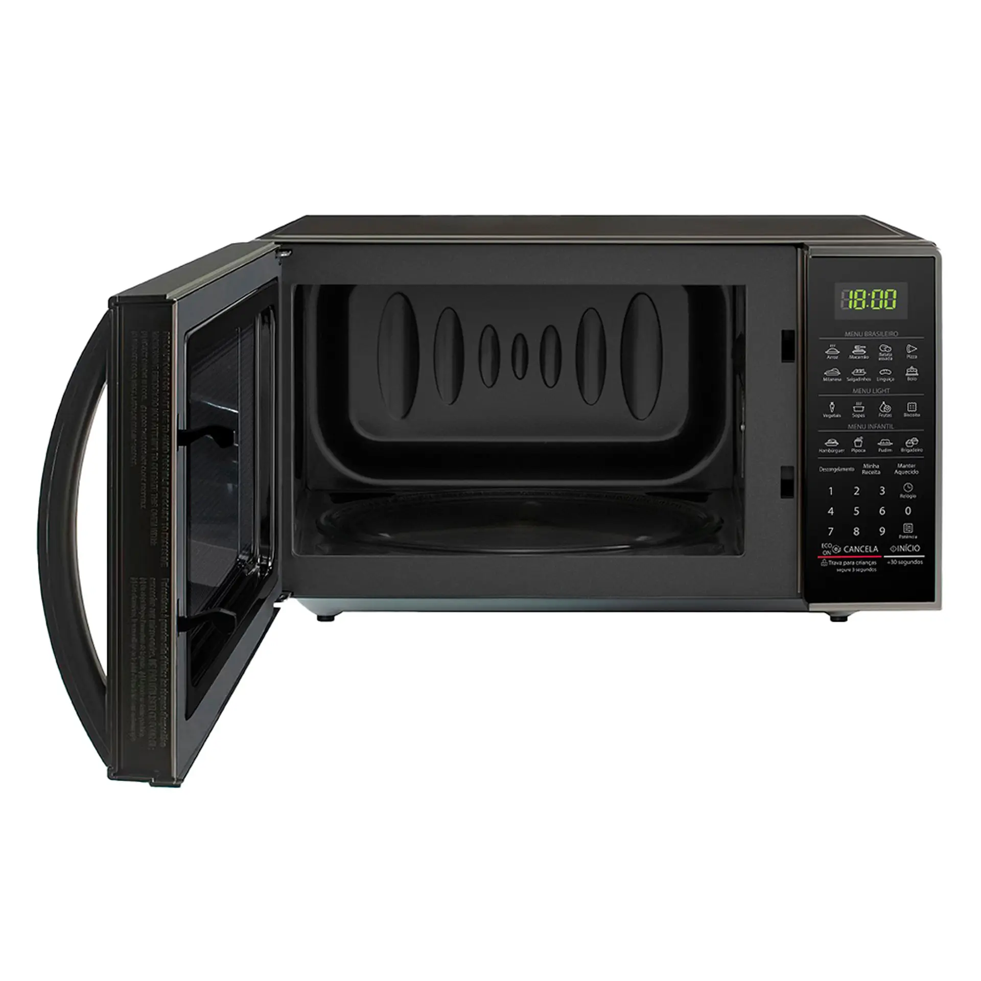 Micro-Ondas LG Solo 30L Cozimento Perfeito MS3043BR - Prata - 220 Volts