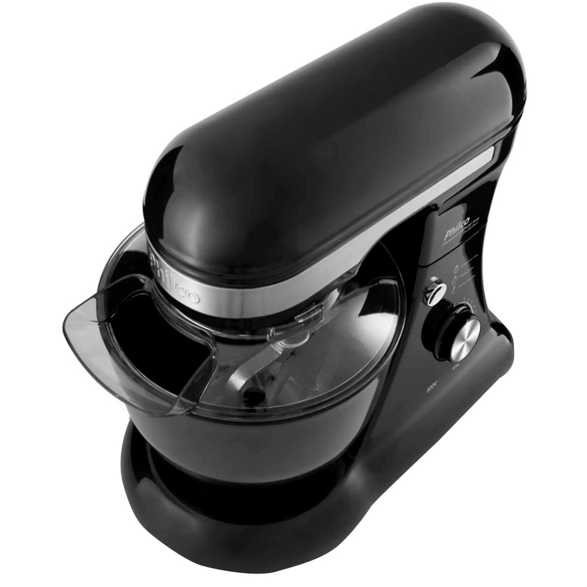 Batedeira Planetária Philco PBP600P Turbo 11 Velocidades 600W - Preto/Inox - 110 Volts