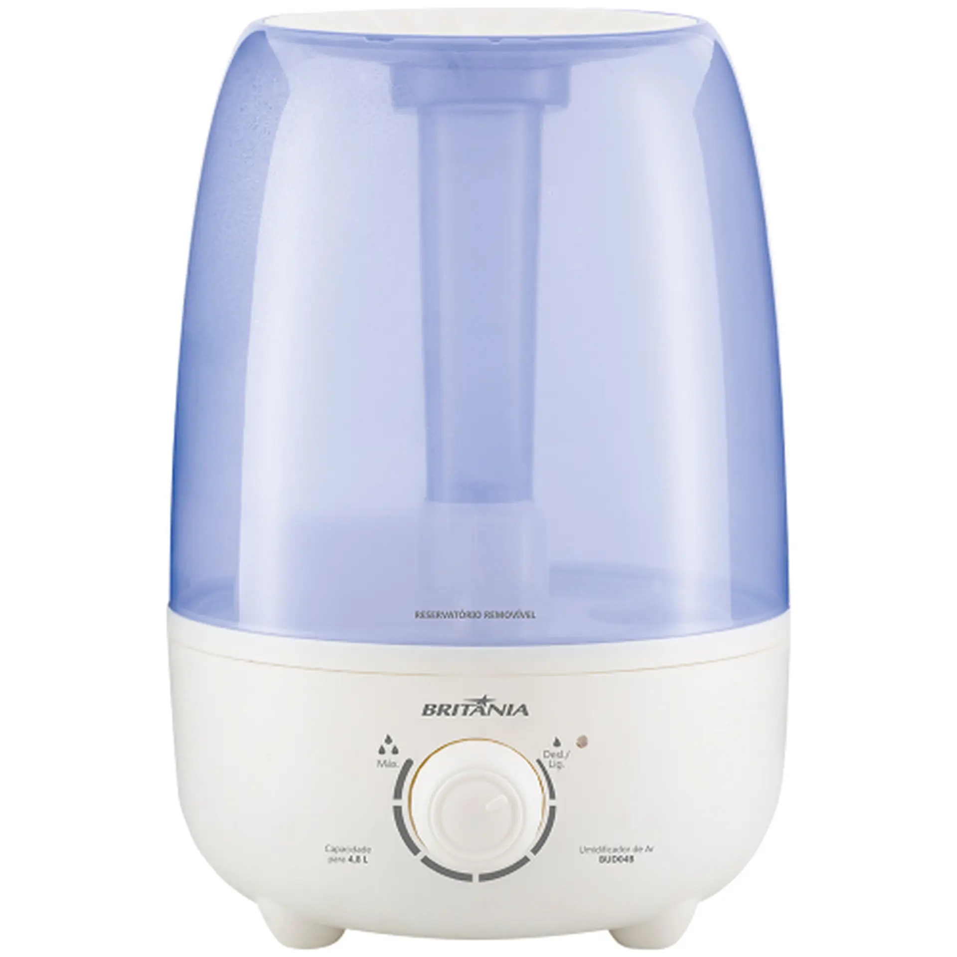 Umidificador de Ar Britânia BUD04B Ultrassônico 4,8L - Branco/Azul - Bivolt