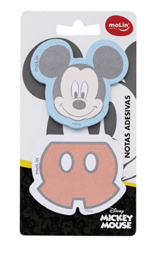 Bloco de Nota Molin Mickey Mouse Autoadesivo com 25 Folhas por Bloco