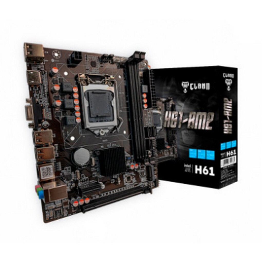 Placa Mãe Potencial Suprimentos PM-H61-BM2  Intel LGA 1155 Memória DDR3 Som Video e Rede - Rede 10-100-1000 - 12673