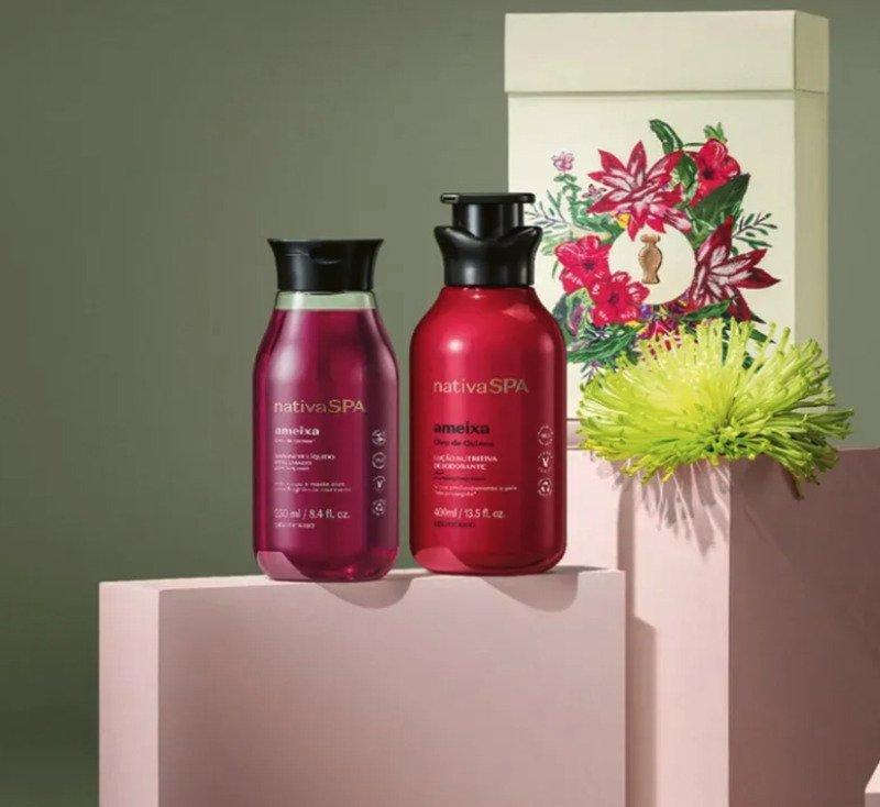Kit Presente Nativa Spa Ameixa O Boticário 2 Itens