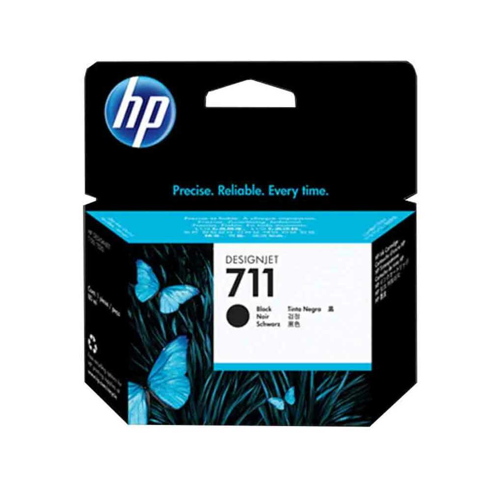 Cartucho de Tinta HP 711 Preto Original Alto Rendimento - CZ133A - 80 ml para T520