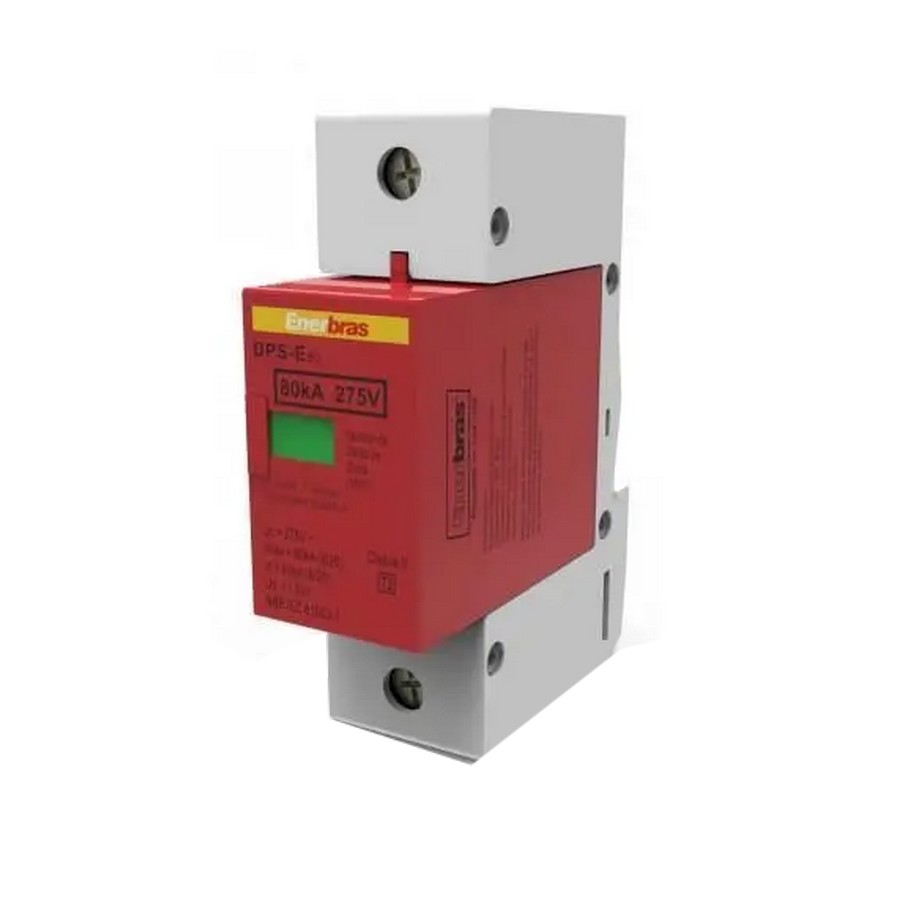 Dispositivo DPS 1 Polo 275V 80kA Enerbras DPSE80