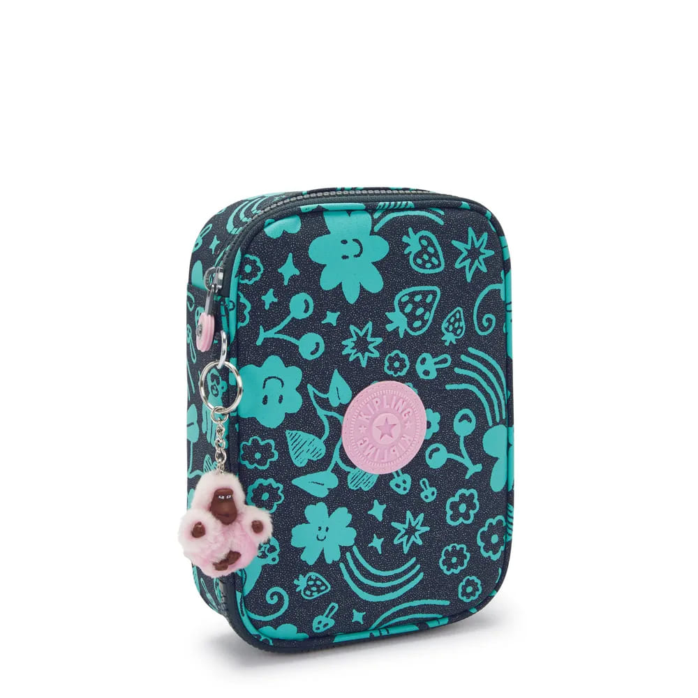 Estojo Kipling Magical Print 100 Pens Estampado Grande