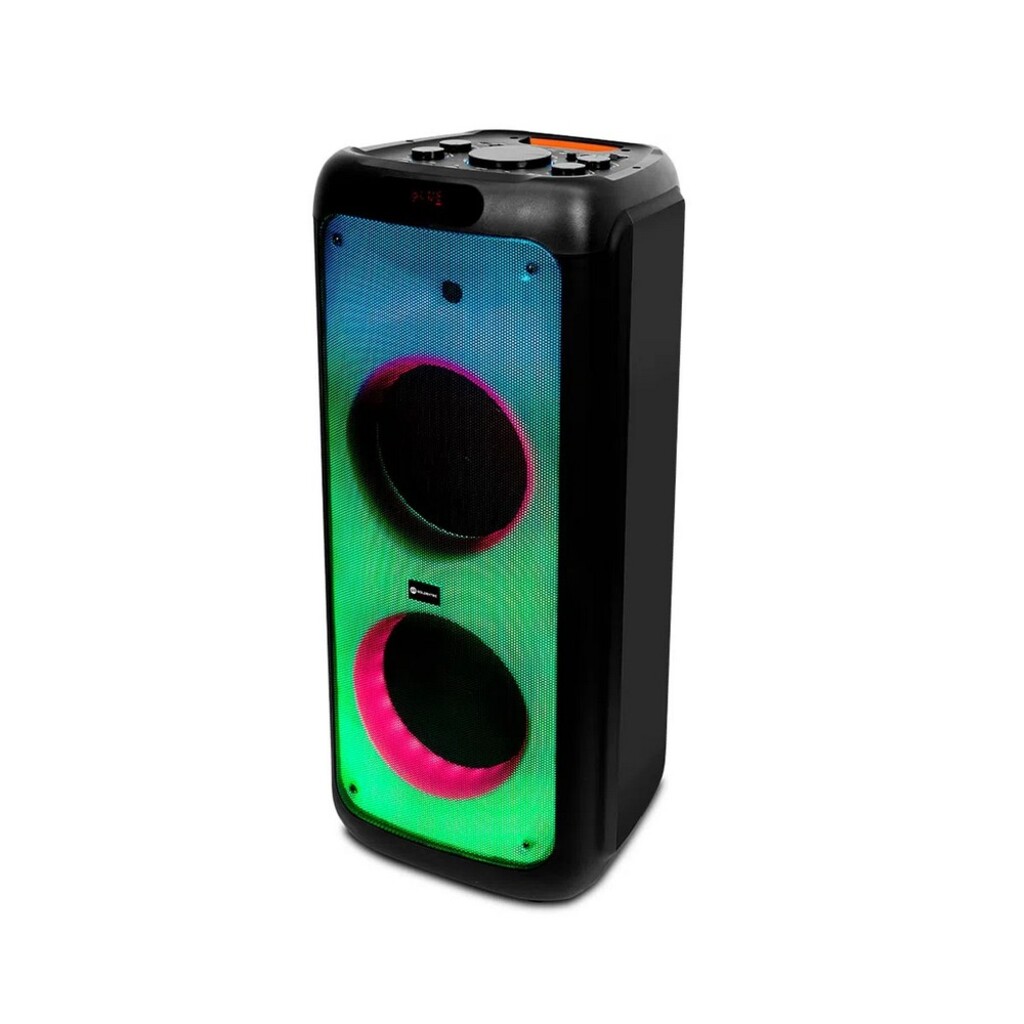 Caixa de Som Amplificada GT Evoke 1500 1500w Rms TWS, Bluetooth, USB, Cartão de memória, Rádio FM e Entrada Auxiliar Goldentec - 50247