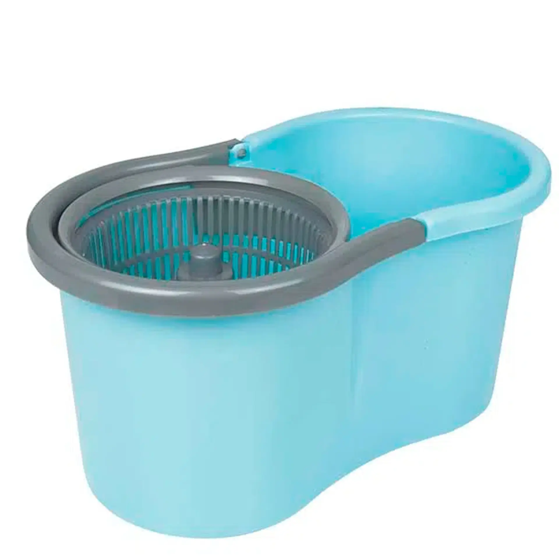 Esfregão Mop para Limpeza Prática Mor 13 Litros Cabo Giratório 008298 - Azul