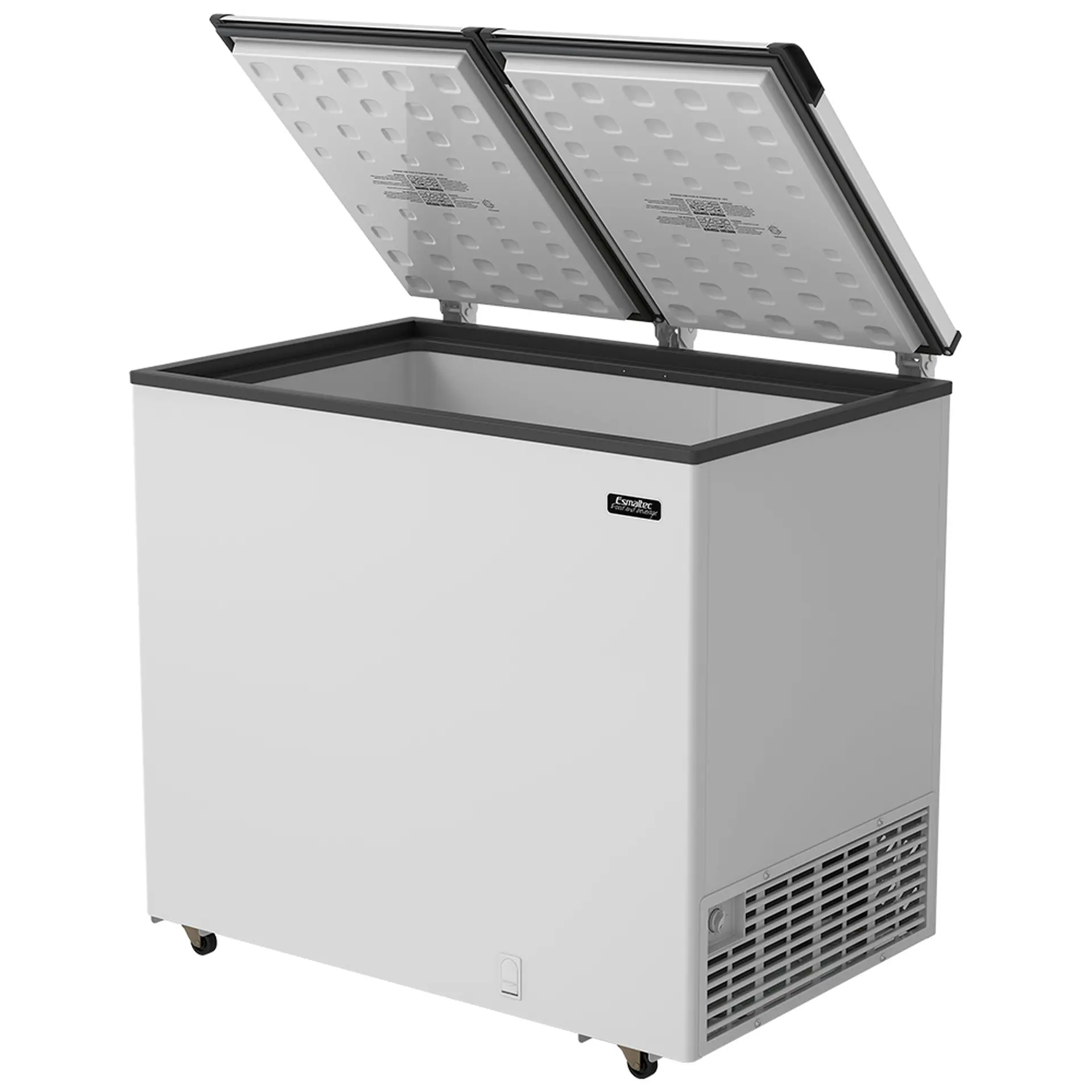 Conservador Esmaltec 325L 2 Tampas Horizontal Degelo Manual ECH350 - Branco - 110 Volts