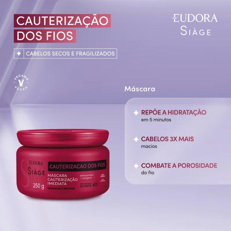 Máscara Capilar Siàge Cauterização dos Fios 250g Eudora