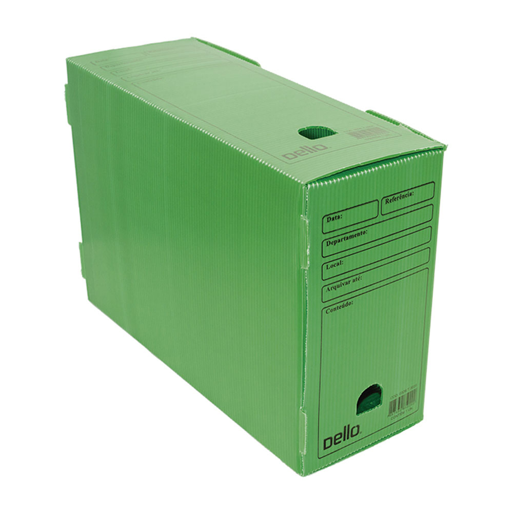 Arquivo Morto Dello 36x25x13,5 Verde Unitário 0326T0025