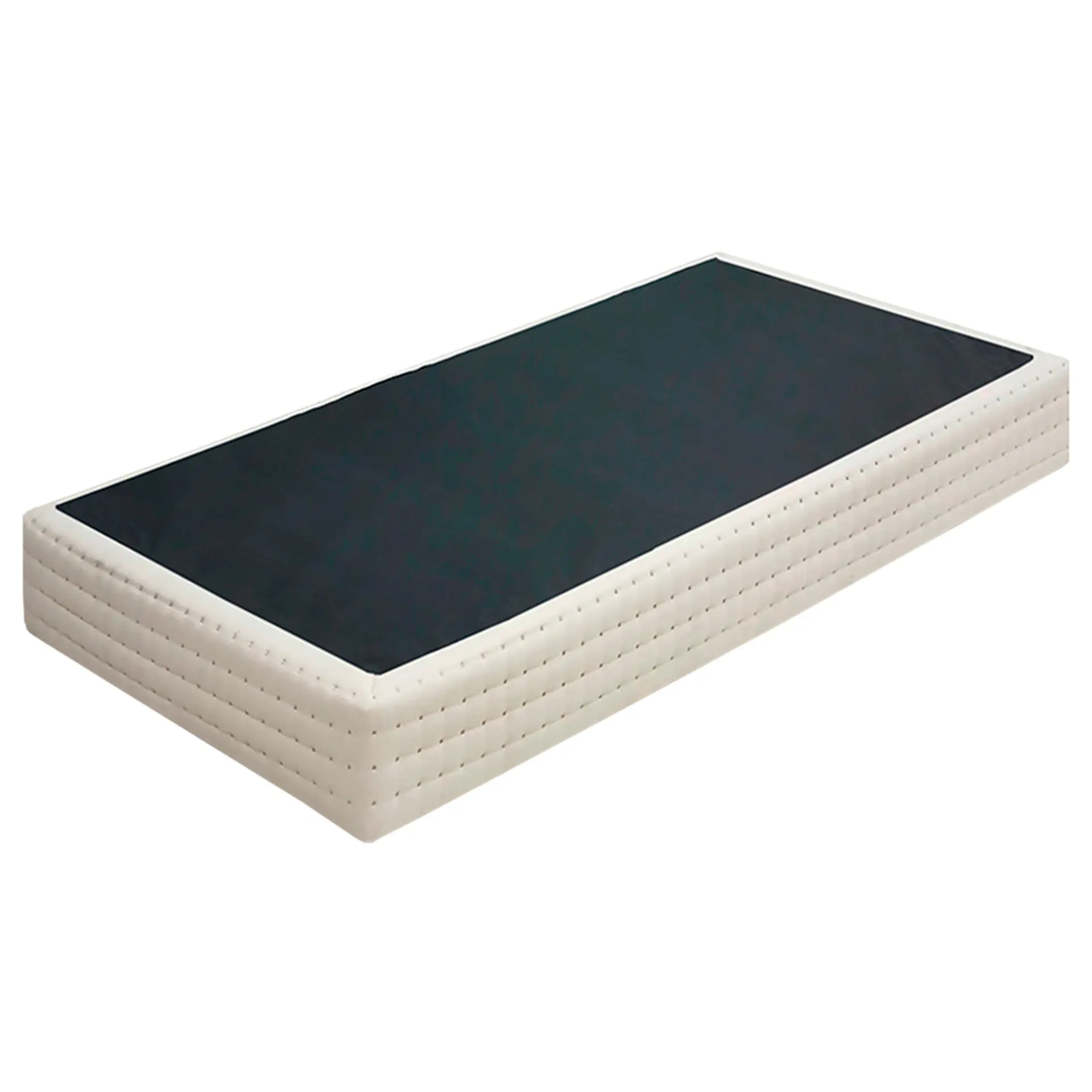 Base Cama Box Gazin Universal Convencional Jaquard Bordado - Cru