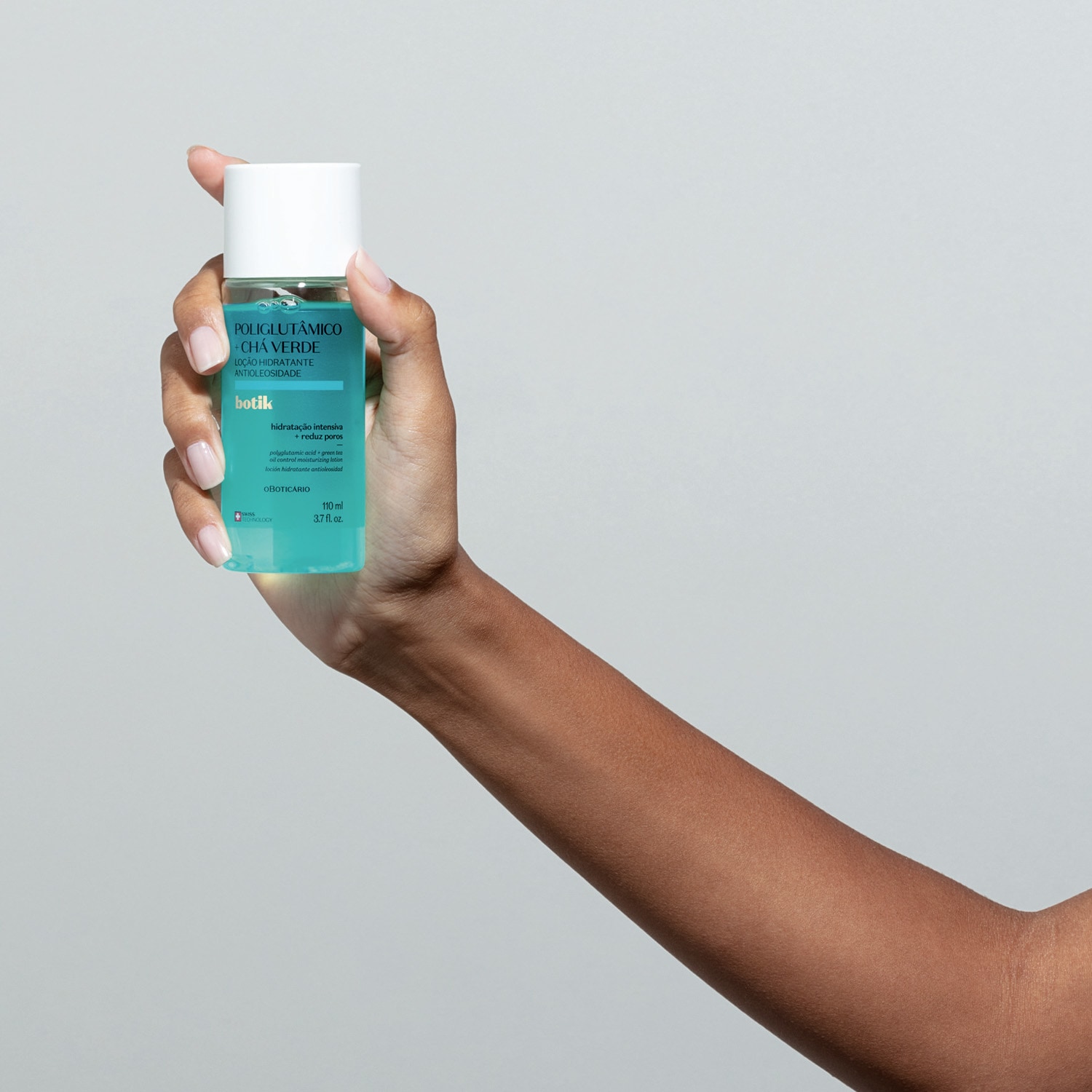 Loção Hidratante Antioleosidade Ácido Poliglutâmico + Chá Verde Botik 110ml