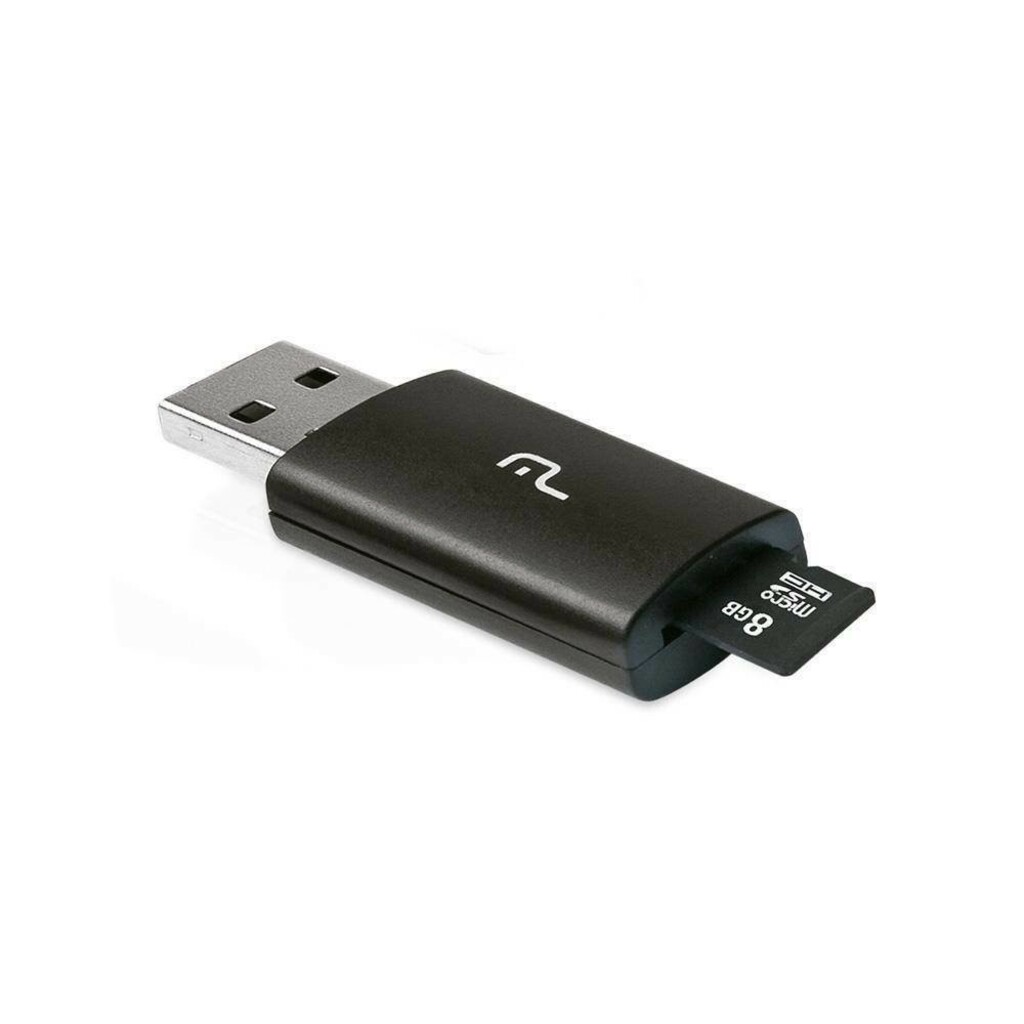 Cartão de Memória Multilaser 8 GB Micro SD+USB Adaptador Classe 4 - MC161