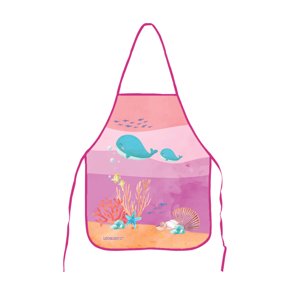 Avental Leo e Leo Infantil Fundo do Mar
