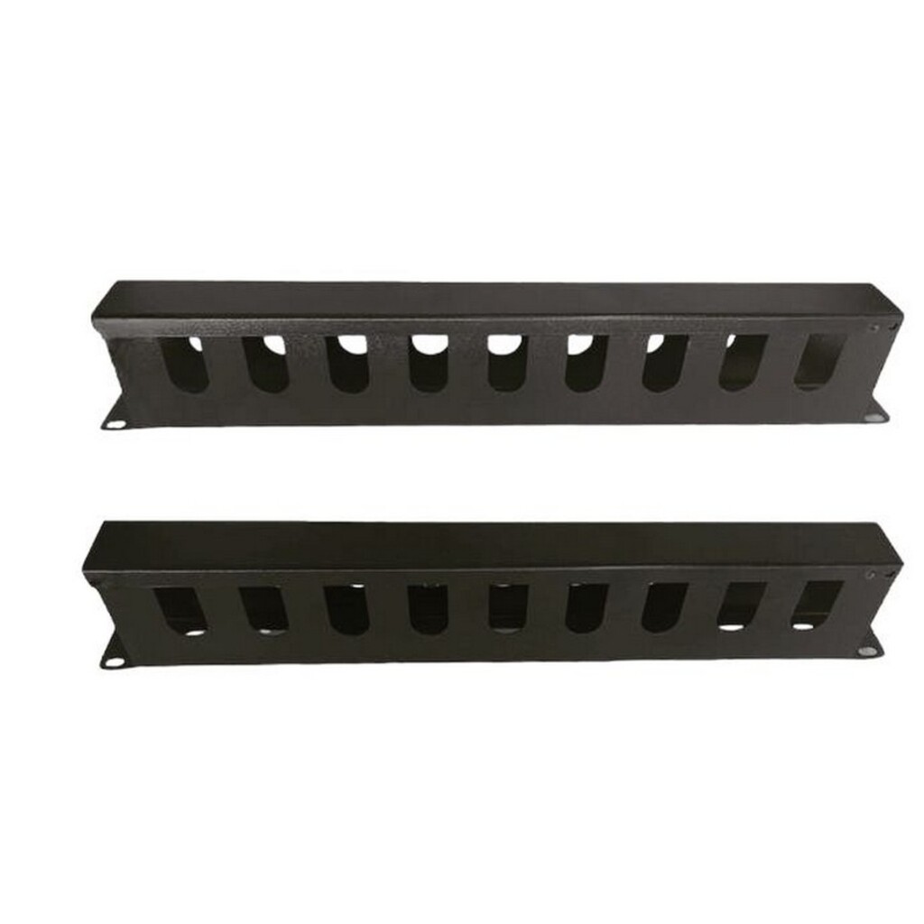 Guia de Cabo para Rack Horizontal Fechado 2U 19 Pol Fibra Metal - GCB2