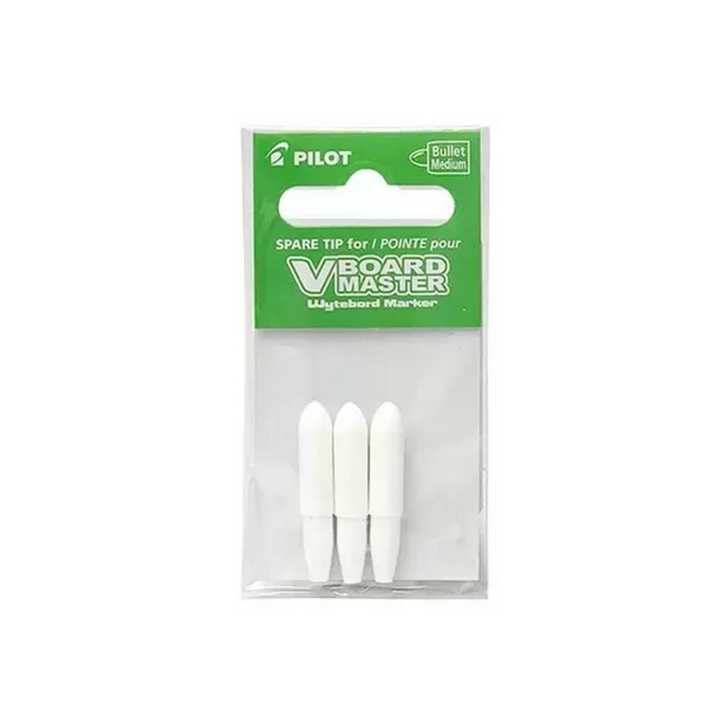 Ponta para Marcador de Quadro Branco Pilot Blister com 3 Pontas - WBTIP-VBM-M