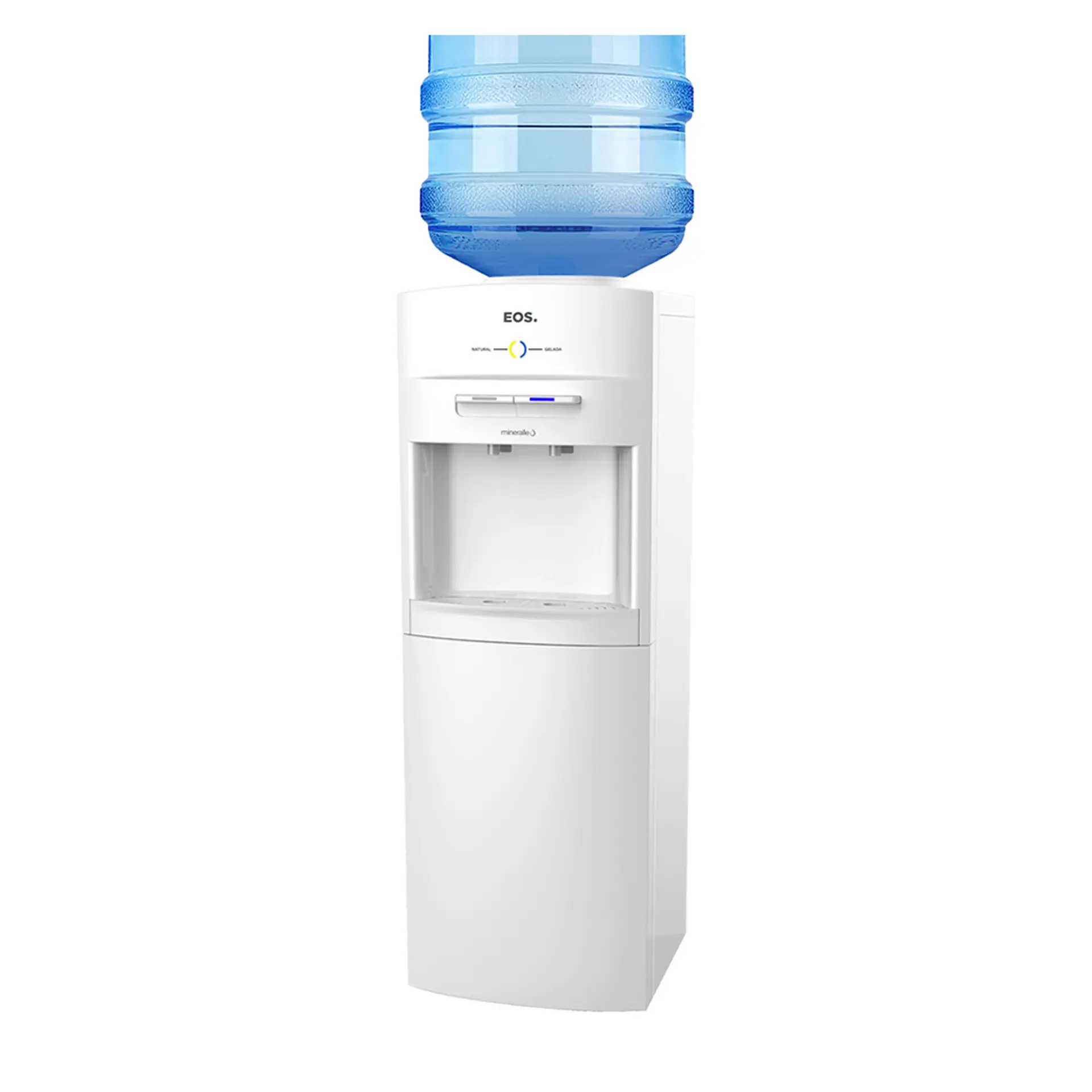 Bebedouro de Água Coluna para Garrafão de 10 e 20L EOS Mineralle - Branco - 110 Volts