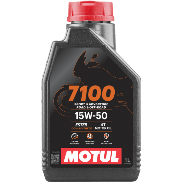 Óleo Para Motor de Moto MOTUL 7100 15W-50 4T 1L 104298