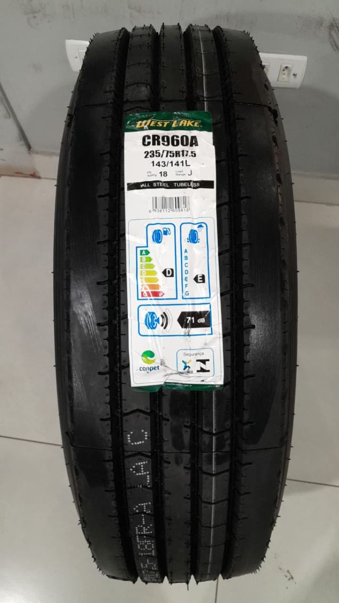 PNEU 235/75R17.5 18PR 143/141L TL CR960A LISO TRAYDE