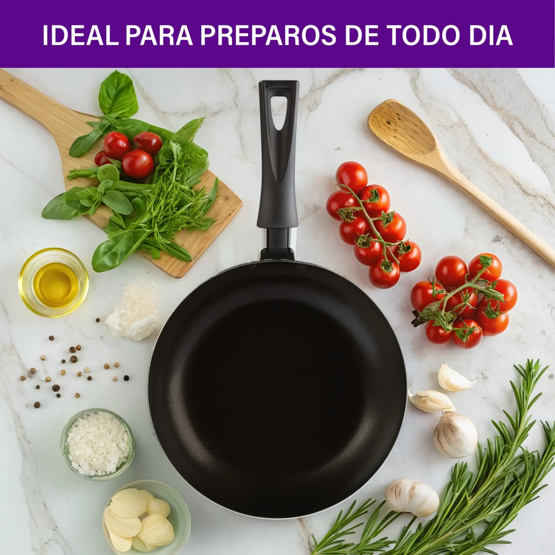 Jogo de Frigideira Rochedo Basic Antiaderente 3 Peças