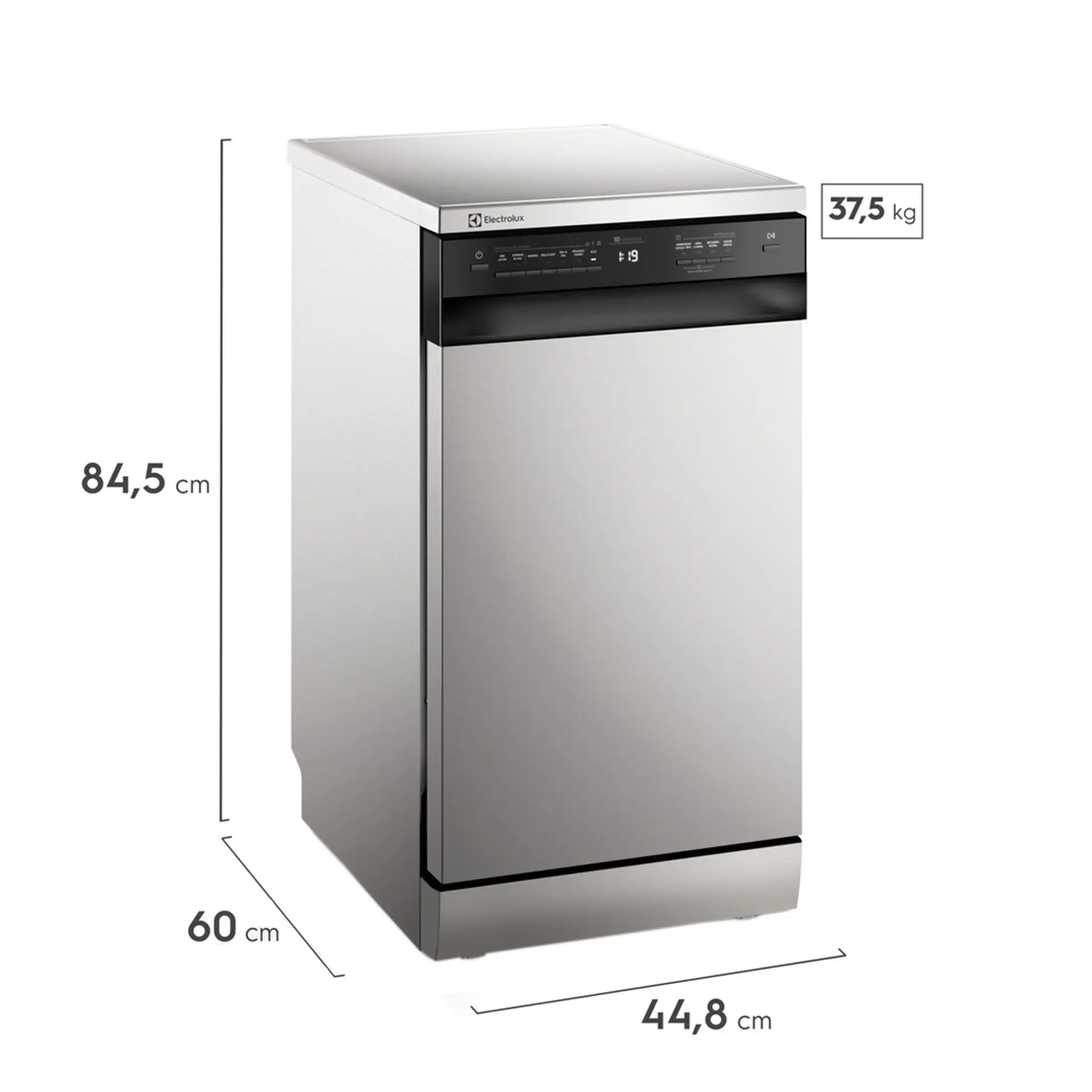 Lava Louças Electrolux 10 Serviços Display Digital LS10E - Inox - 220 Volts