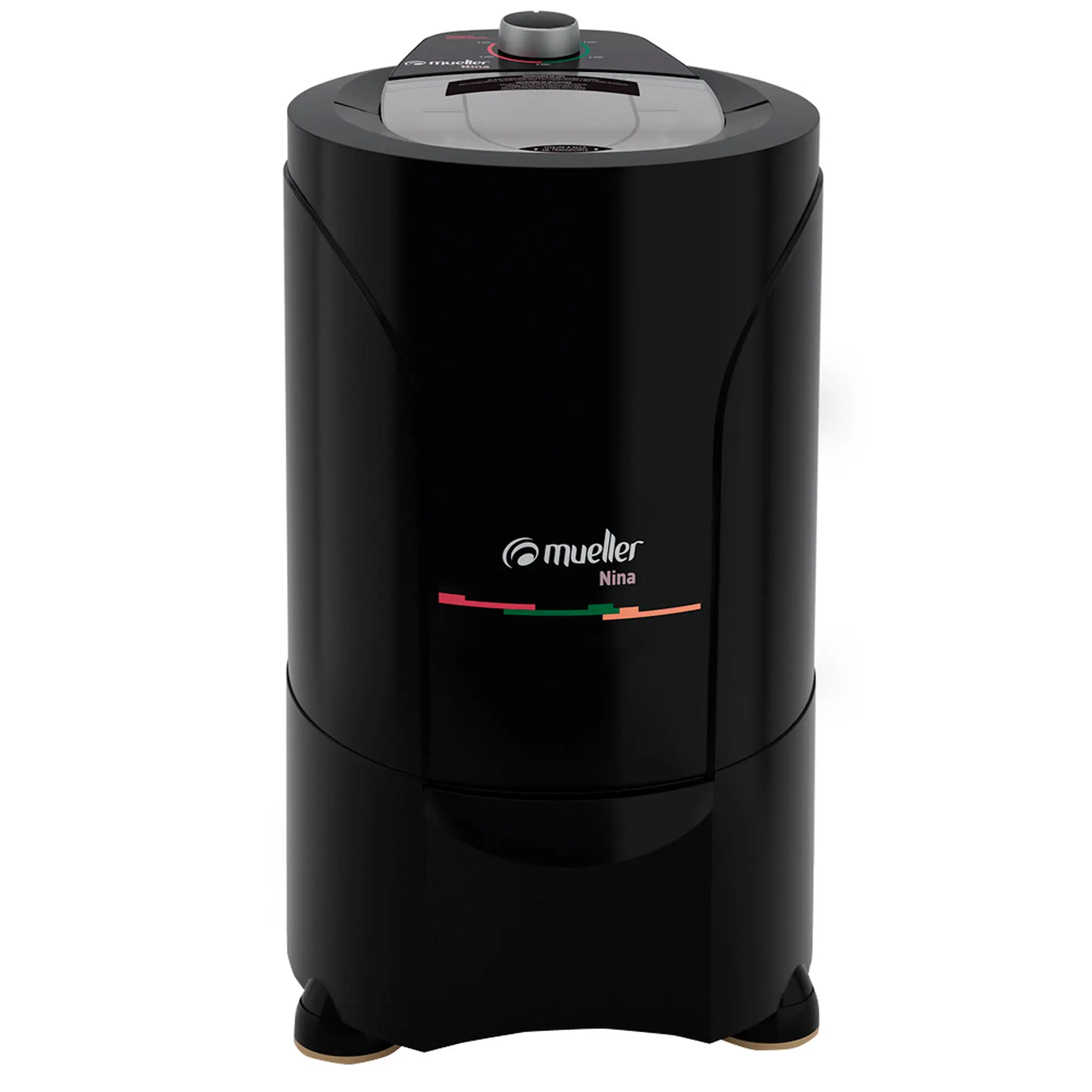 Centrífuga de Roupa Mueller Nina 8,8kg Desligamento Automático 60005100 - Preto - 110 Volts