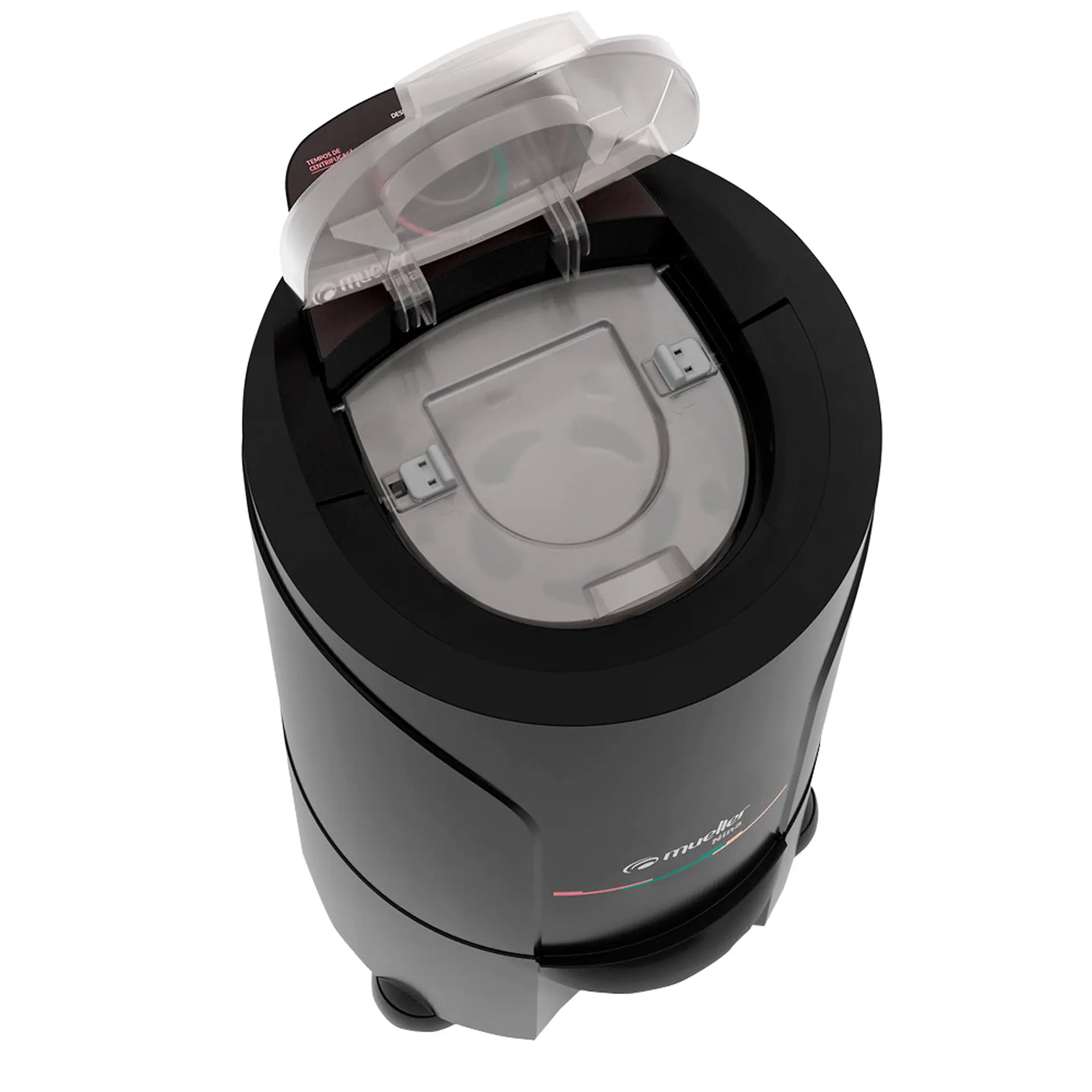 Centrífuga de Roupa Mueller Nina 8,8kg Desligamento Automático 60005100 - Preto - 110 Volts