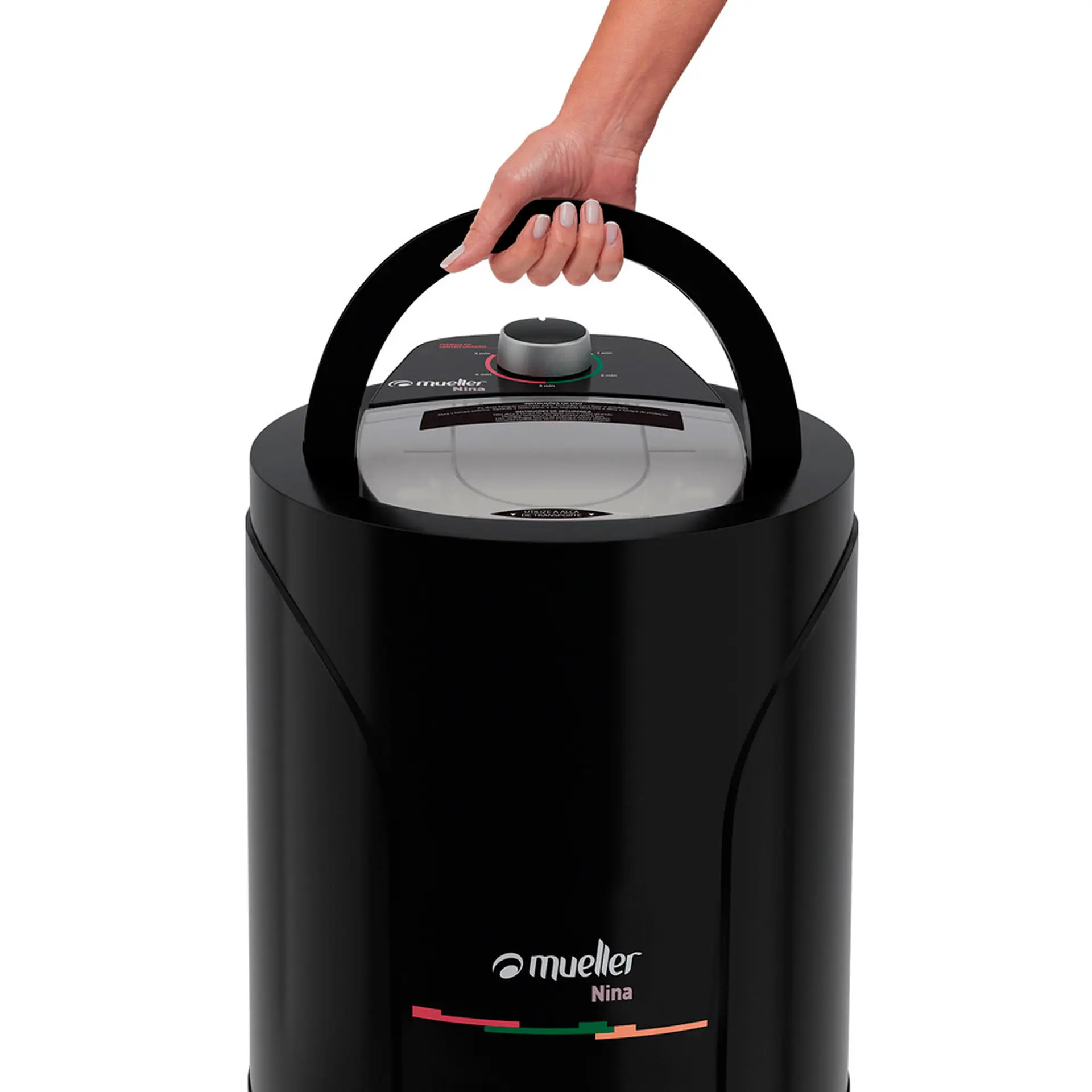 Centrífuga de Roupa Mueller Nina 8,8kg Desligamento Automático 60005100 - Preto - 110 Volts