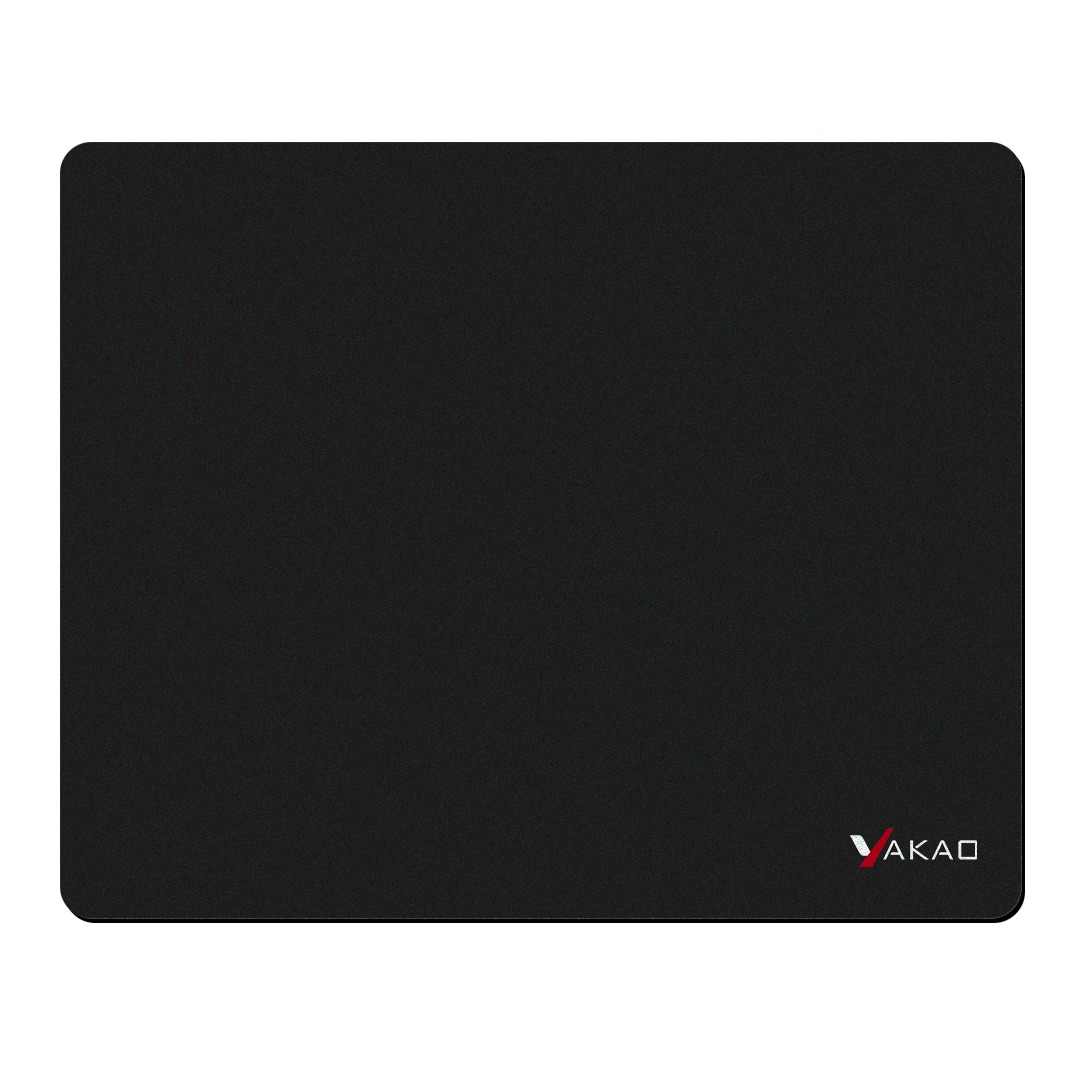 Mouse Pad Liso Slim Preto em PVC Yakao Unitário