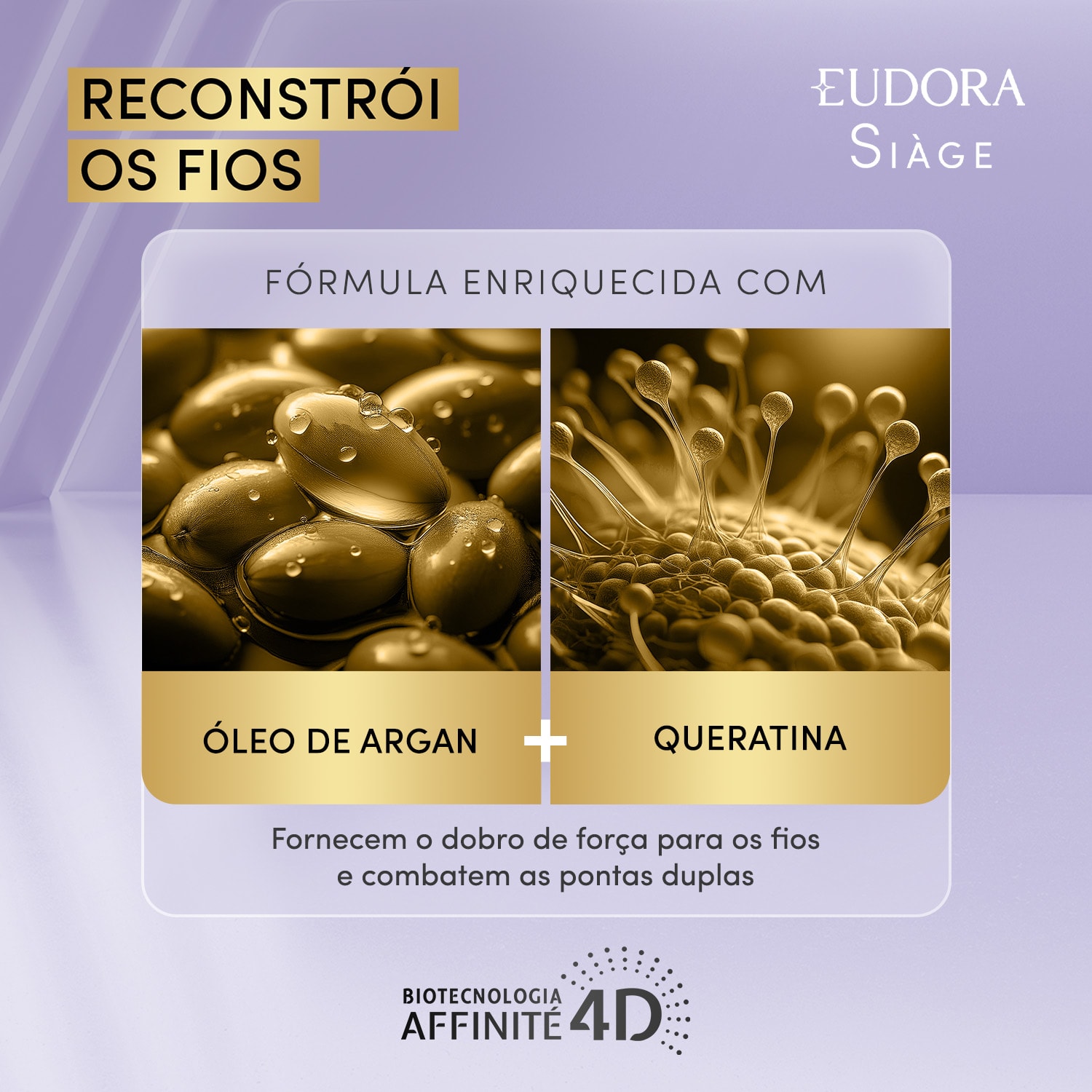 Condicionador Siàge Reconstrói Os Fios 200ml (Nova Versão)