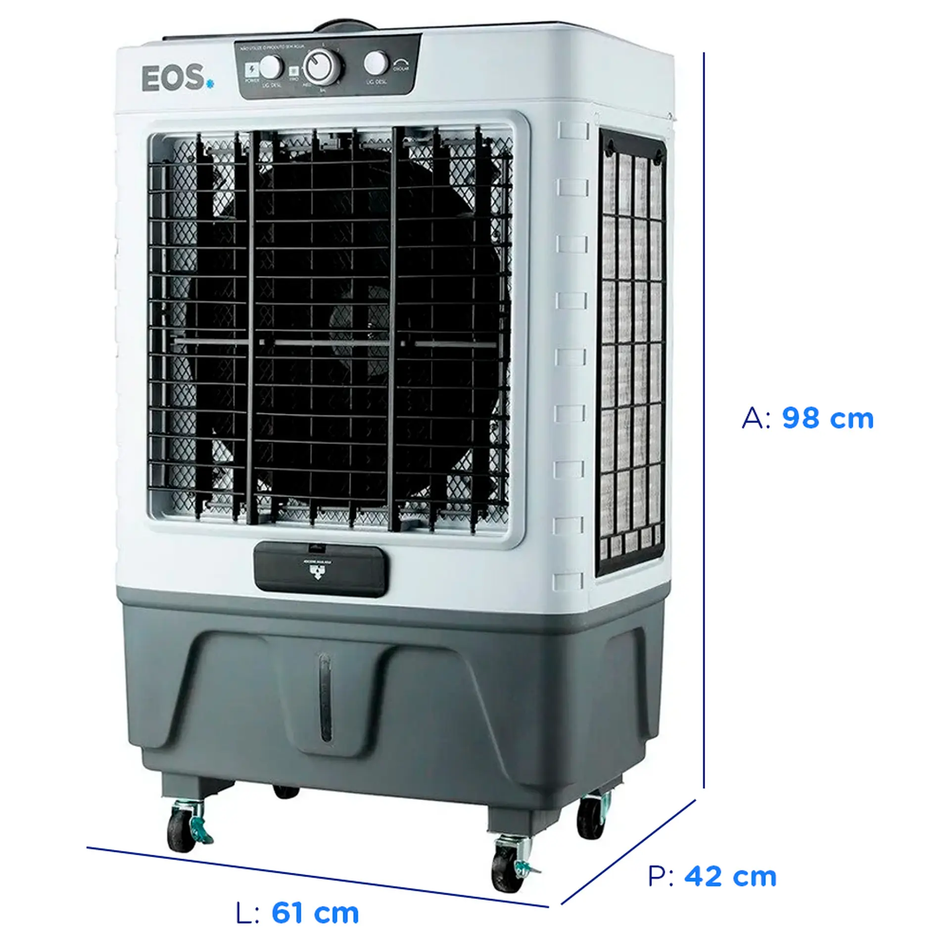 Climatizador de Ar EOS ECL510M 45L 3 Velocidades - Branco - 220 Volts