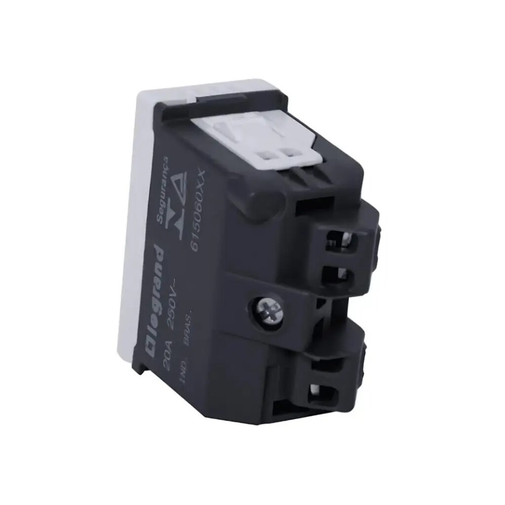 Tomada Módulo 2 Pinos + Terra 20A Pial Plus+ I Legrand  Branco - 615060BC