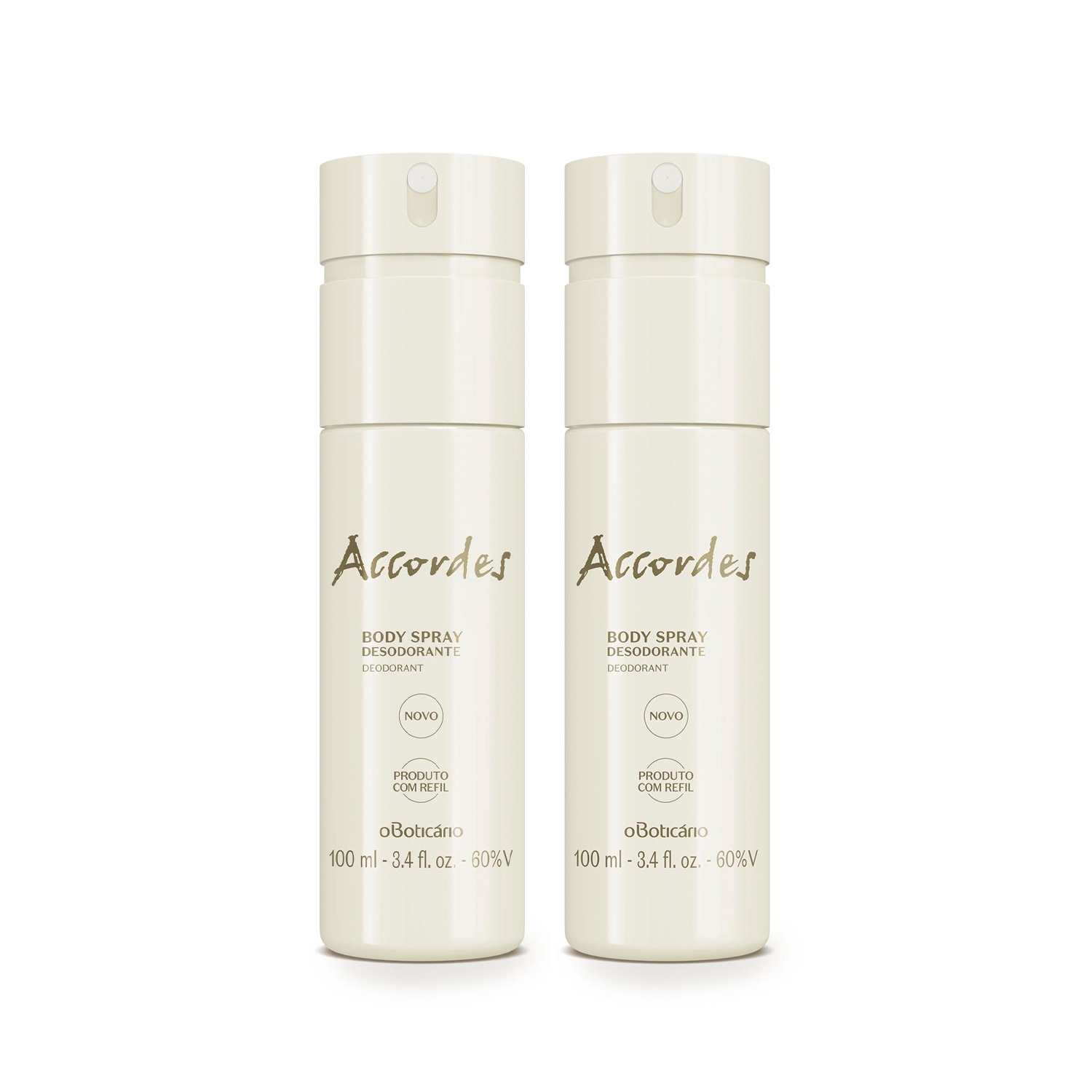 Combo Accordes: Desodorante Body Spray 2x100ml