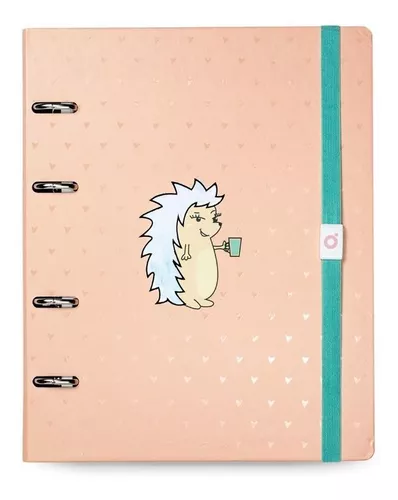 Caderno Argolado Ótima Riccio Ultra Laranja