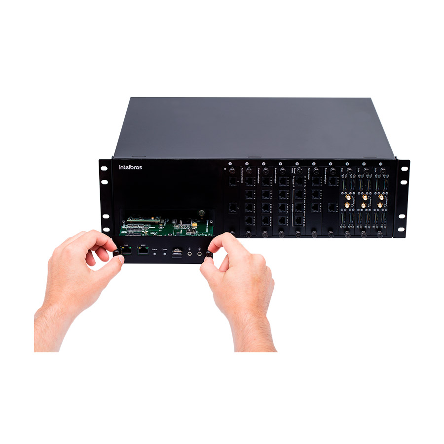 Central Telefônica Híbrida UnniTI 3000 Intelbras