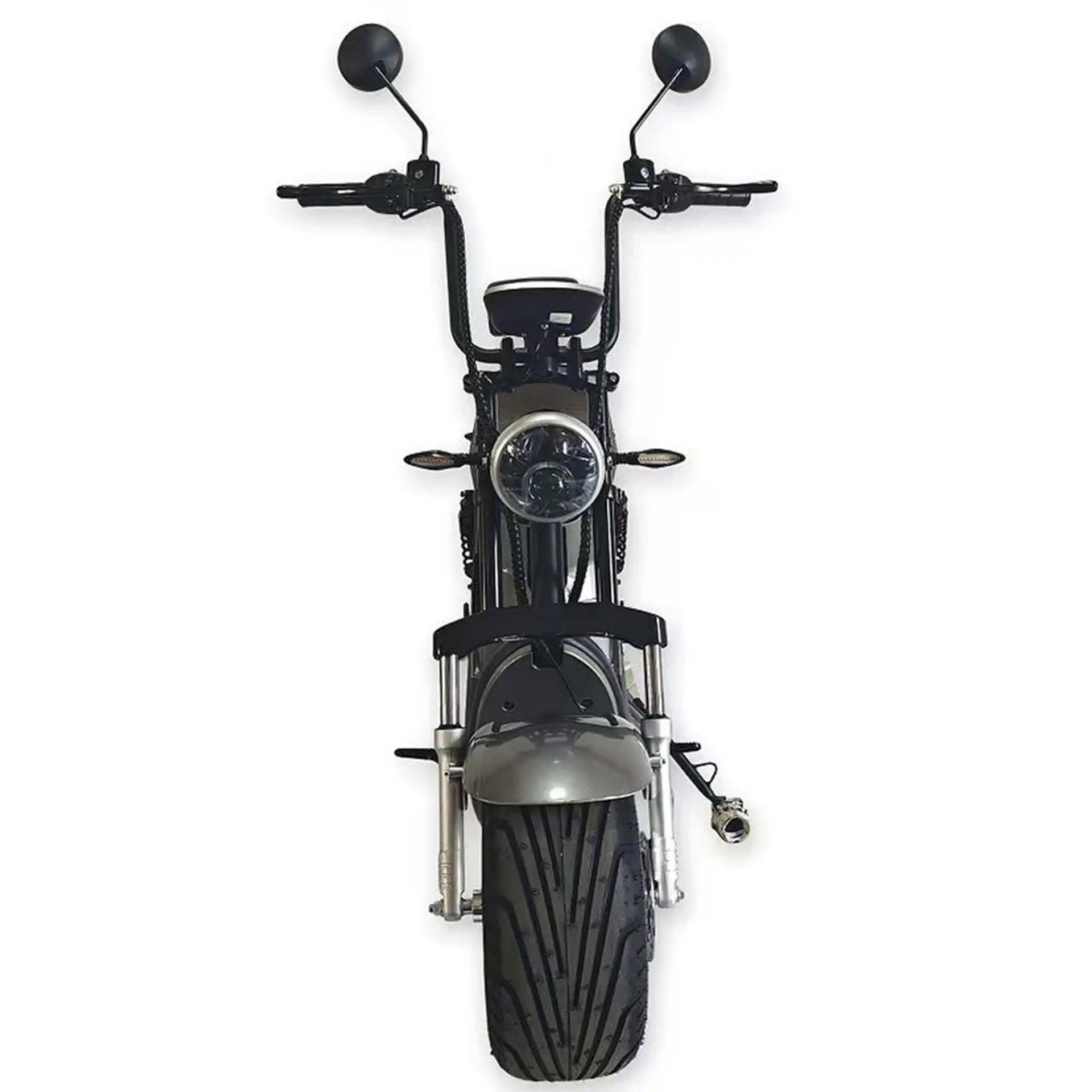 Scooter Elétrica Elemovi HR9 1000W Autopropelida Lítio Banco Duplo - Cinza - Bivolt