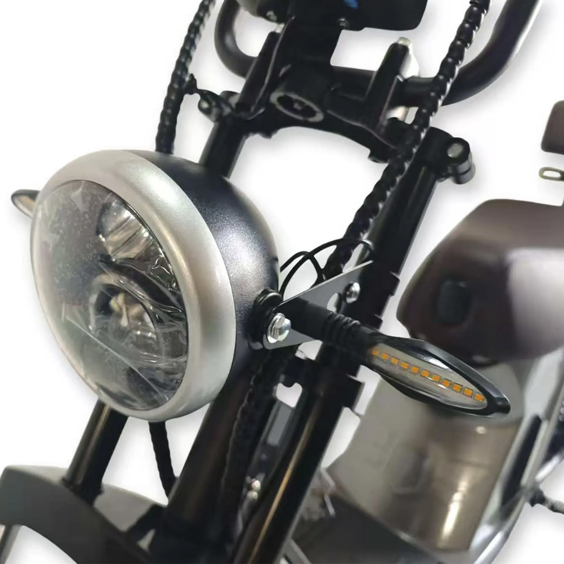Scooter Elétrica Elemovi HR9 1000W Autopropelida Lítio Banco Duplo - Cinza - Bivolt
