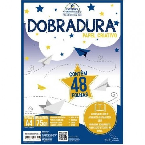 Papel Criativo Romitec Dobradura A4 75GR com 48 Folhas