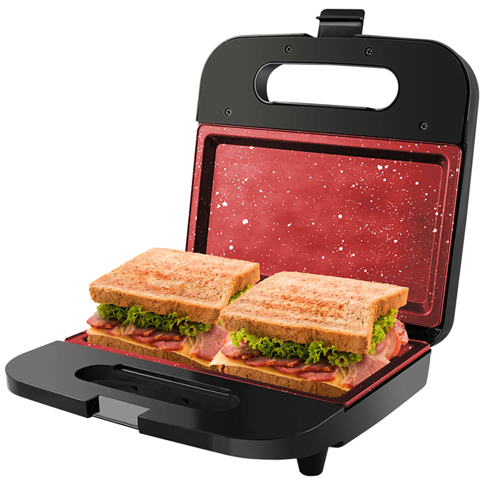 Grill e Sanduicheira Britânia Antiaderente 750W BGR16 - Preto/Inox - 110 Volts