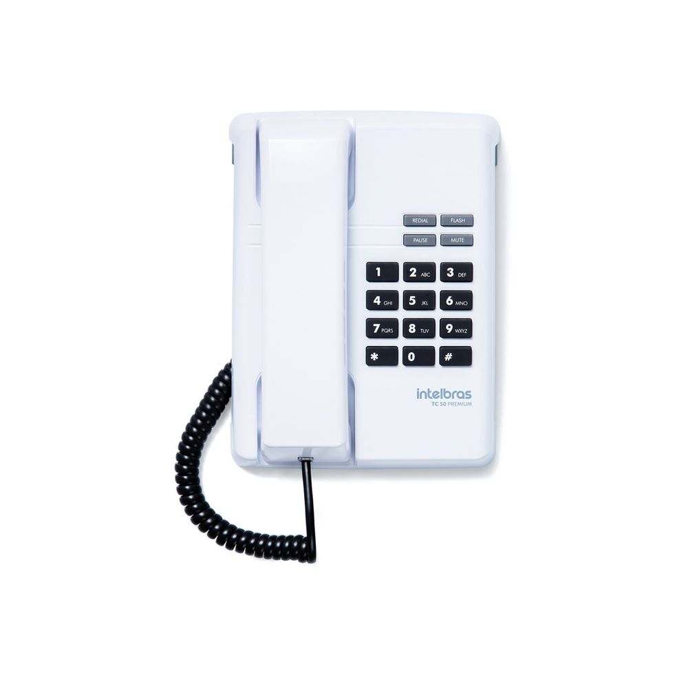Telefone Branco Ártico Intelbras TC 50 Premium