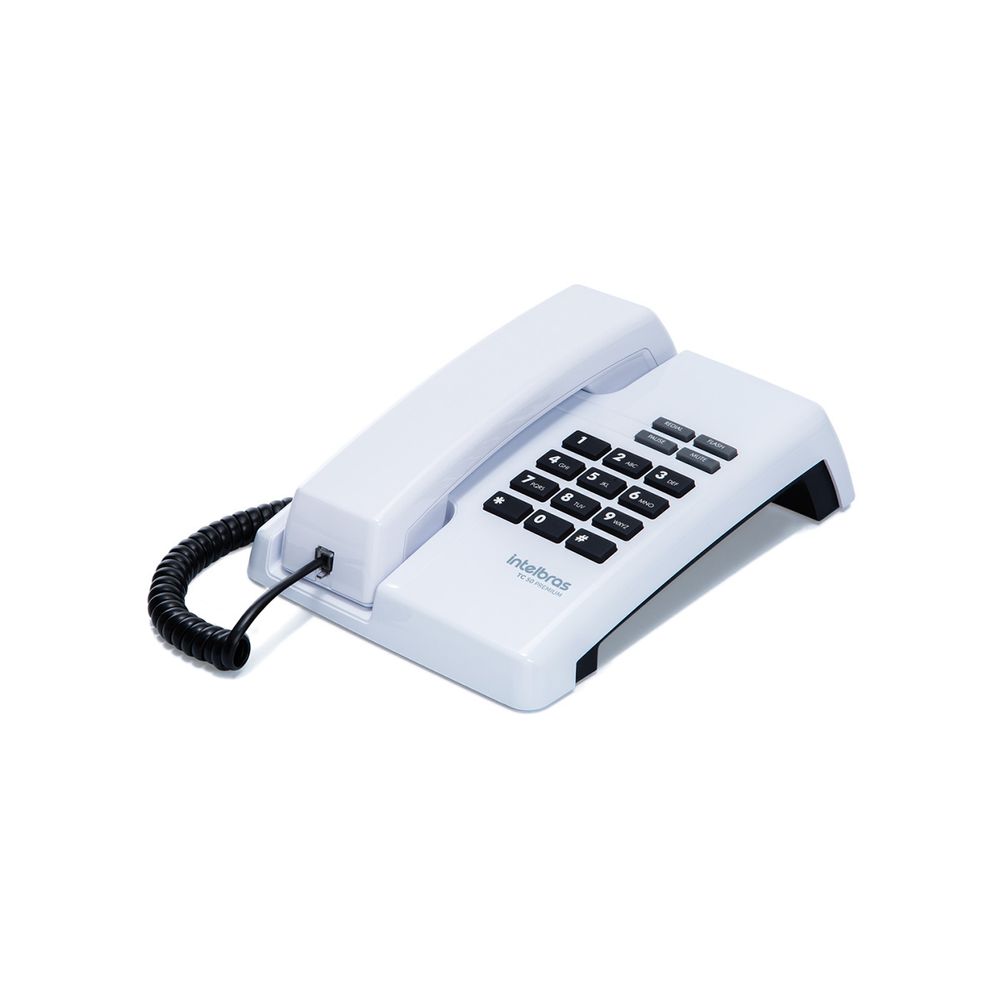 Telefone Branco Ártico Intelbras TC 50 Premium