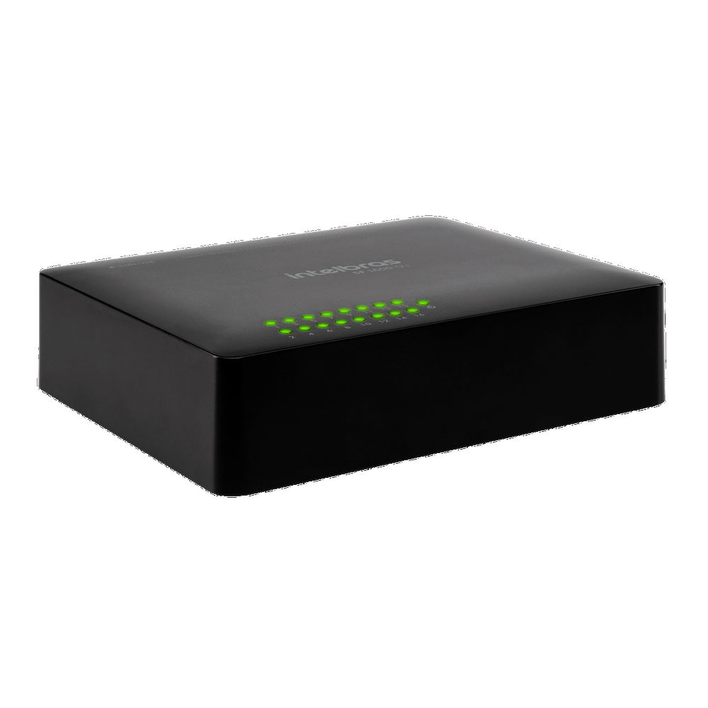 Switch 16 Portas Fast Ethernet SF 1600 Q+ Intelbras