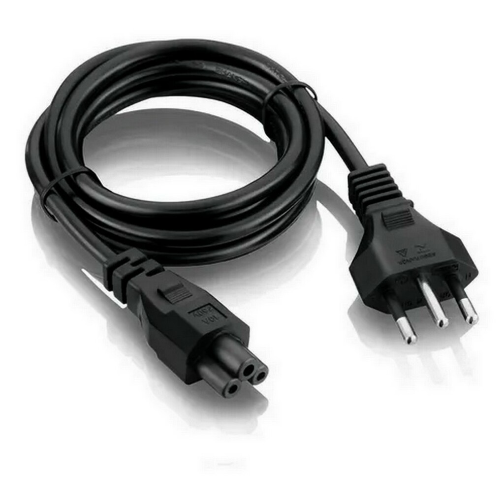 Cabo de Força para Notebook 3 Pinos Mickey 1,50 Metros Preto Next Trading - 3498