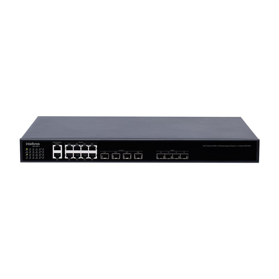 OLT 4 Portas EPON 8 Portas Gigabit Ethernet Intelbras OLT 4840 E