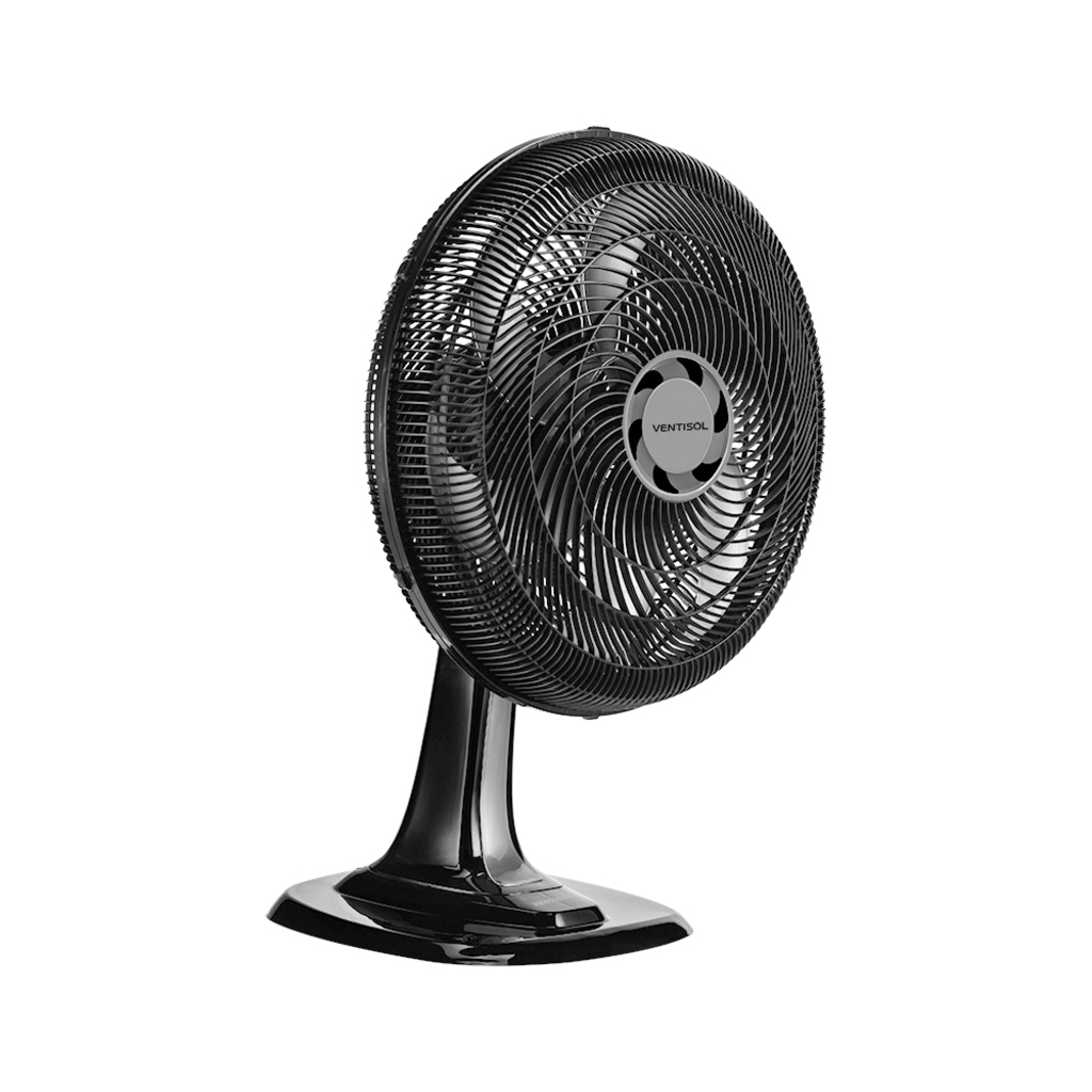 Ventilador de Mesa Ventisol 40CM 127 Volts 80 Watts 6 Pás Preto - 550