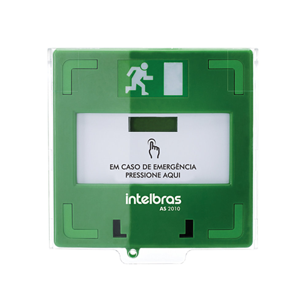 Acionador de Emergência Rearmável Intelbras AS 2010