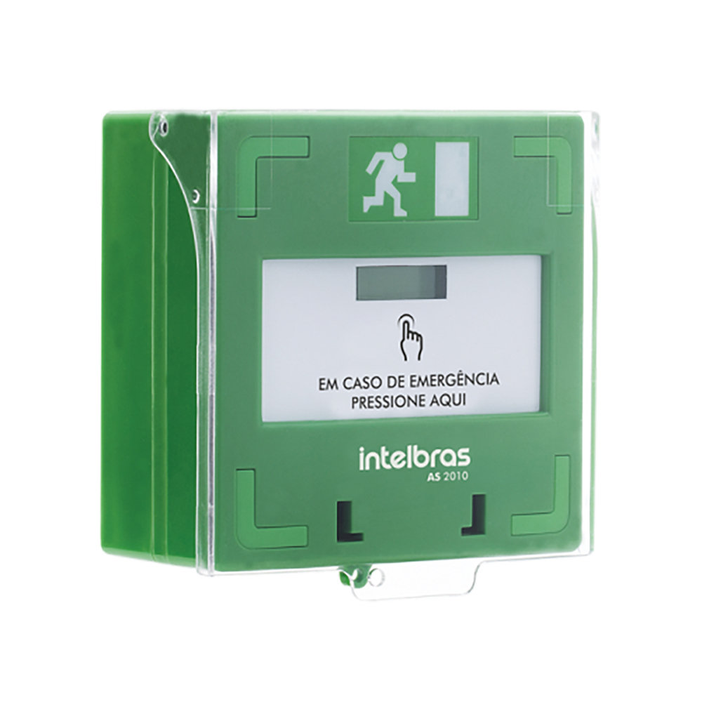 Acionador de Emergência Rearmável Intelbras AS 2010